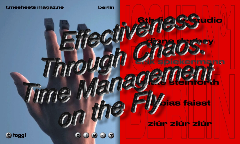 Studio 24/24 Timesheets Magazine Berlin Ondine Vermenot Antoine Enault