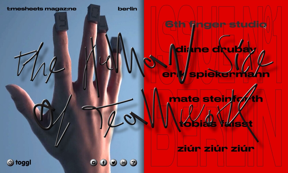 Studio 24/24 Timesheets Magazine Berlin Ondine Vermenot Antoine Enault