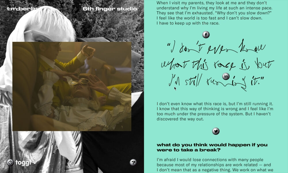 Studio 24/24 Timesheets Magazine Berlin Ondine Vermenot Antoine Enault