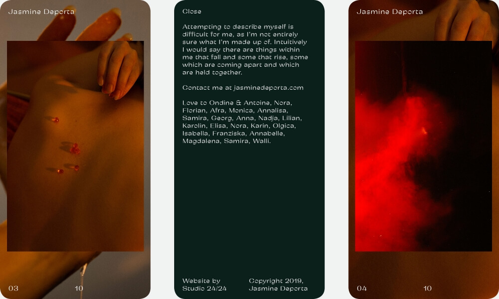 Studio 24/24 Jasmine Deporta Ondine Vermenot Antoine Enault